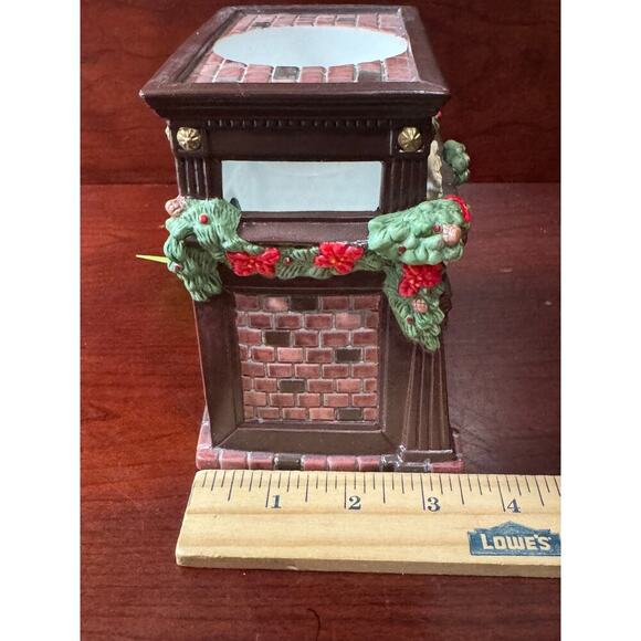 Partylite Hearthside Aroma Wax Melts Warmer Christmas Fireplace Mantle Stockings - Picture 8 of 8